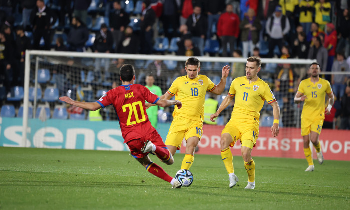 România, lider în grupa I după ce a învins Andorra. Naționala a fost susținută de peste 20.000 de ultrași