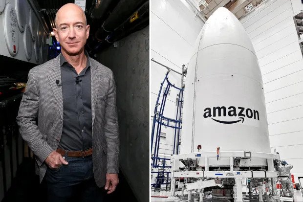 Jeff Bezos trimite sateliți în spațiu. Amazon va furniza servicii de internet de pe orbită