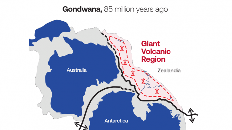 FOTO. Cele mai recente hărți ale celui de-al optulea continent al lumii. Zealandia a dispărut acum 300 de ani