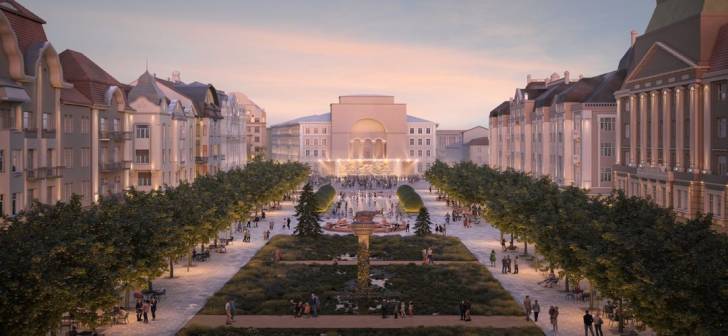 Piața Victoriei din Timișoara devine grădină urbană și zonă de promenadă