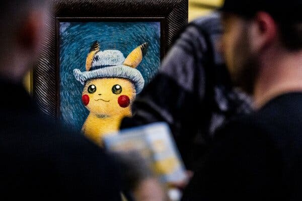 Muzeul Van Gogh a prezentat colecția Pokemon. În ce ipostază a apărut Pikachu
