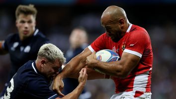 Campionatul Mondial de Rugby se organizează în Franța. Țara Galilor a învins Georgia și s-a calificat mai departe