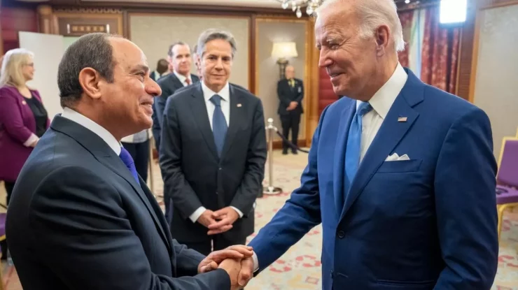 Sisi şi Biden au ajuns la un acord privind ajutorul umanitar către Gaza „într-o manieră durabilă”