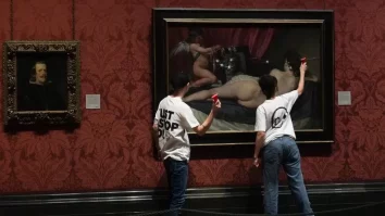 VIDEO. Act de vandalism la Galeria Națională din Londra. Doi protestatari au spart sticla care proteja tabloul „The Rokeby Venus”, pictat de Diego Velazquez