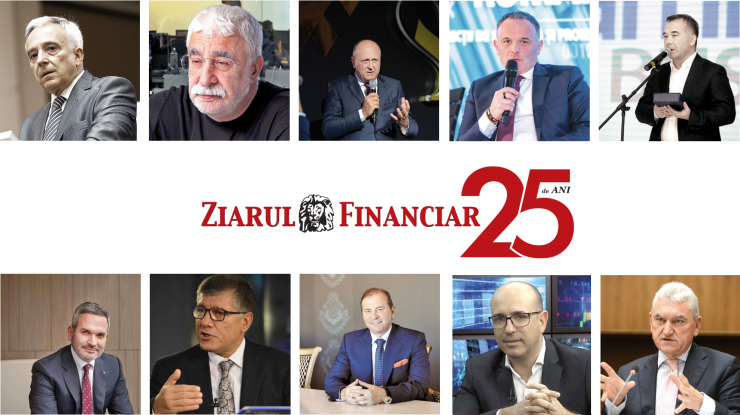 ZF marchează 25 de ani de la lansarea ziarului. Un sfert de secol de existenţă: 1 milion de articole, 6.250 de prime pagini, 400 de anuare, 6.000 de antreprenori şi executivi intervievaţi la ZF Live / Mugur Isărescu, BNR: Ziarul Financiar şi-a implicat jurnaliştii şi publicul în creşterea nivelului educaţiei financiare la standarde ambiţioase