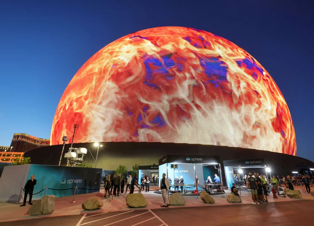 Cea mai mare clădire sferică din lume are un start dificil. Arena Sphere din Las Vegas a pierdut aproape 100 milioane dolari