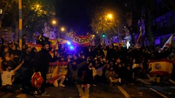 Peste 7.000 de oameni au protestat la Madrid. 7 persoane au fost arestate și 30 de polițiști au fost răniți