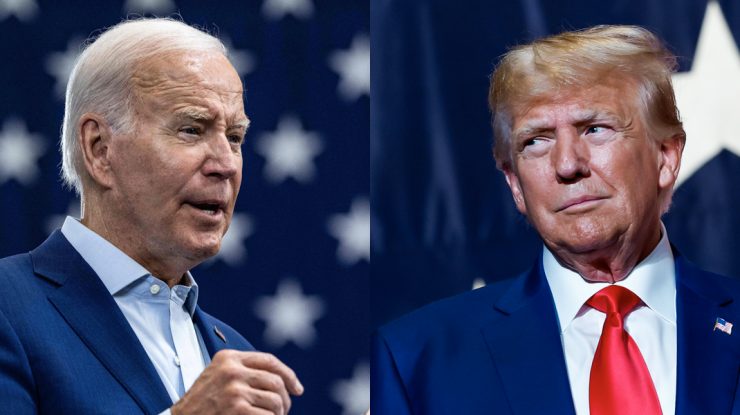 Donald Trump l-a depășit pe Joe Biden în intenția de vot cu două procente. Cum oscilează preferințele americanilor