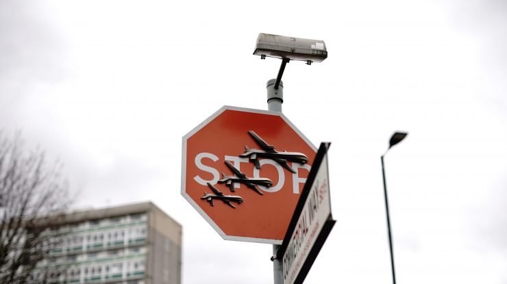 VIDEO. O opera de artă a lui Banksy a fost furată la mai puțin de o oră după dezvăluire în sudul Londrei