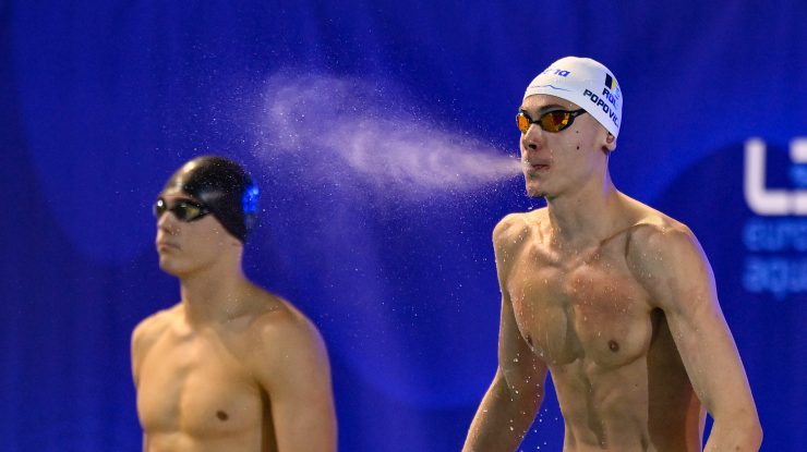 Campionatul European de Înot: David Popovici s-a calificat în finala probei de 200 de metri liber cu cel mai bun timp