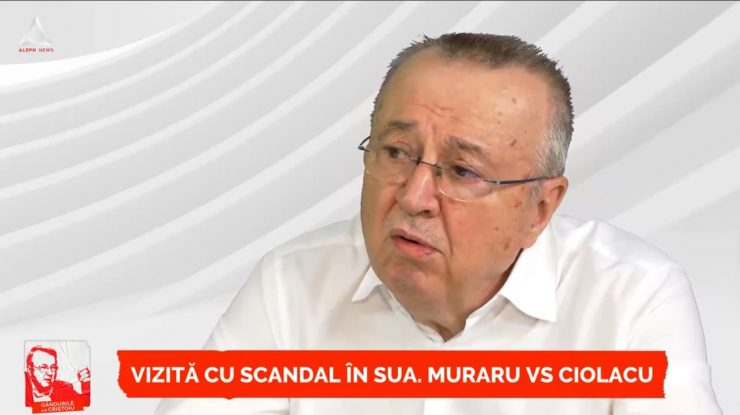 Ion Cristoiu: Ceea ce s-a întâmplat la Washington este incalificabil. Marcel Ciolacu e dator să ceară revocarea lui Muraru