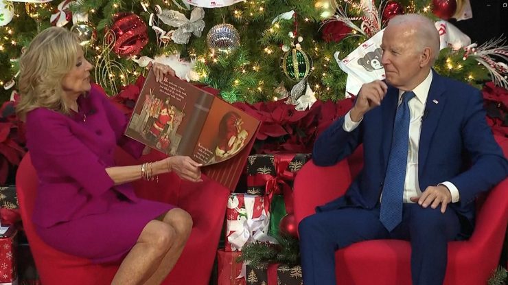VIDEO. Joe Biden și soția sa respectă tradiția înainte de Crăciun. Cei doi au făcut o vizită Spitalului Național de Copii