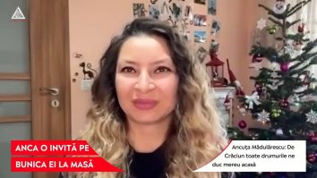 Anca își invită bunica la masa de Crăciun: „O iubesc foarte mult. Îmi doresc să ne fie cât mai mult alături”