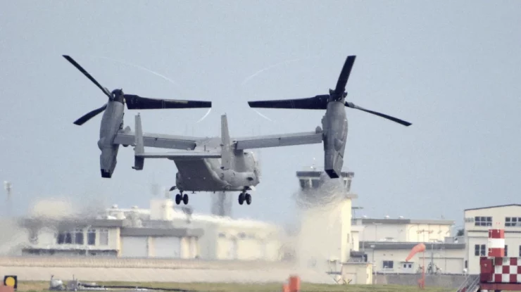 Armata americană reține întreaga flotă de avioane Osprey în urma unui accident mortal în largul coastelor Japoniei