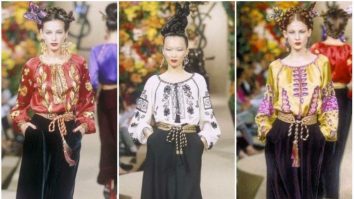 FOTO. Ia românească strălucește și în străinătate. Ce case de modă s-au inspirat de-a lungul anilor din motivele noastre tradiționale