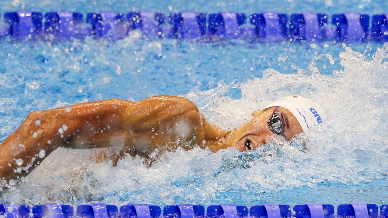 David Popovici & co au obținut locul 7 în proba de ştafetă 4×50 m liber de la CE de înot de la Otopeni