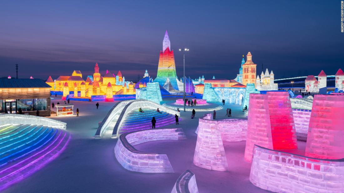 „Orașul de gheață” din China a atras un număr record de vizitatori