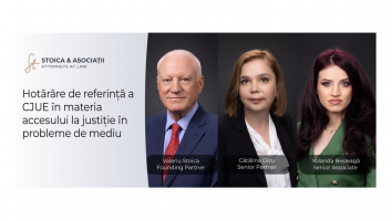 Hotărâre de referință pronunțată de CJUE în materia accesului la justiție în probleme de mediu