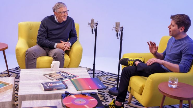 Bill Gates și Sam Altman își dau întâlnire la podscat. Ce discută mai marii tehnologiei