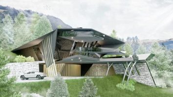 FOTO. Elon Musk își face casă din metal în Alpi. Casa este echipată cu piscină suspendată și cu o cameră criogenică