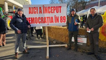 Fermierii protestează în Bucuresti. Vor retragerea măsurii de eliminare a avantajelor fiscale pentru Agricultură