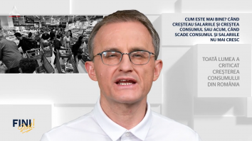 Fini sunt! Cum este mai bine? Când creșteau salariile și creștea consumul sau acum, când scade consumul și salariile nu mai cresc