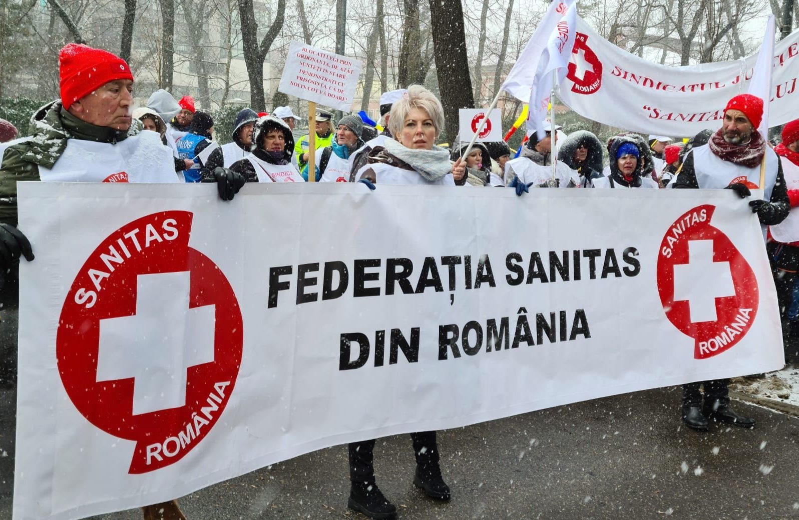 Sanitas continuă protestele. Vicepreședintele Federației: „Nu avem motive serioase să renunțăm”