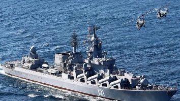 Ucraina susține că a distrus o navă a Rusiei în Marea Neagră