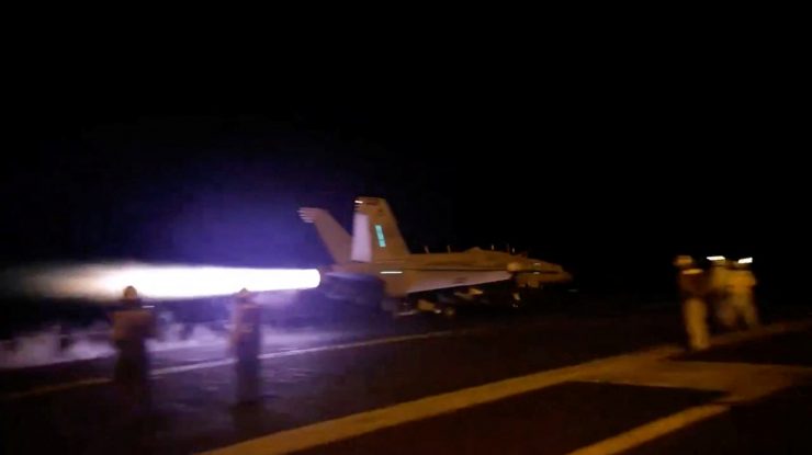 VIDEO. SUA și Marea Britanie lansează noi lovituri în Yemen. Treizeci și șase de ținte houthi au fost lovite