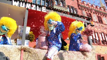 FOTO. Carnavalul de la Basel a început. Temele de anul acesta sunt inteligența artificială și schimbările climatice