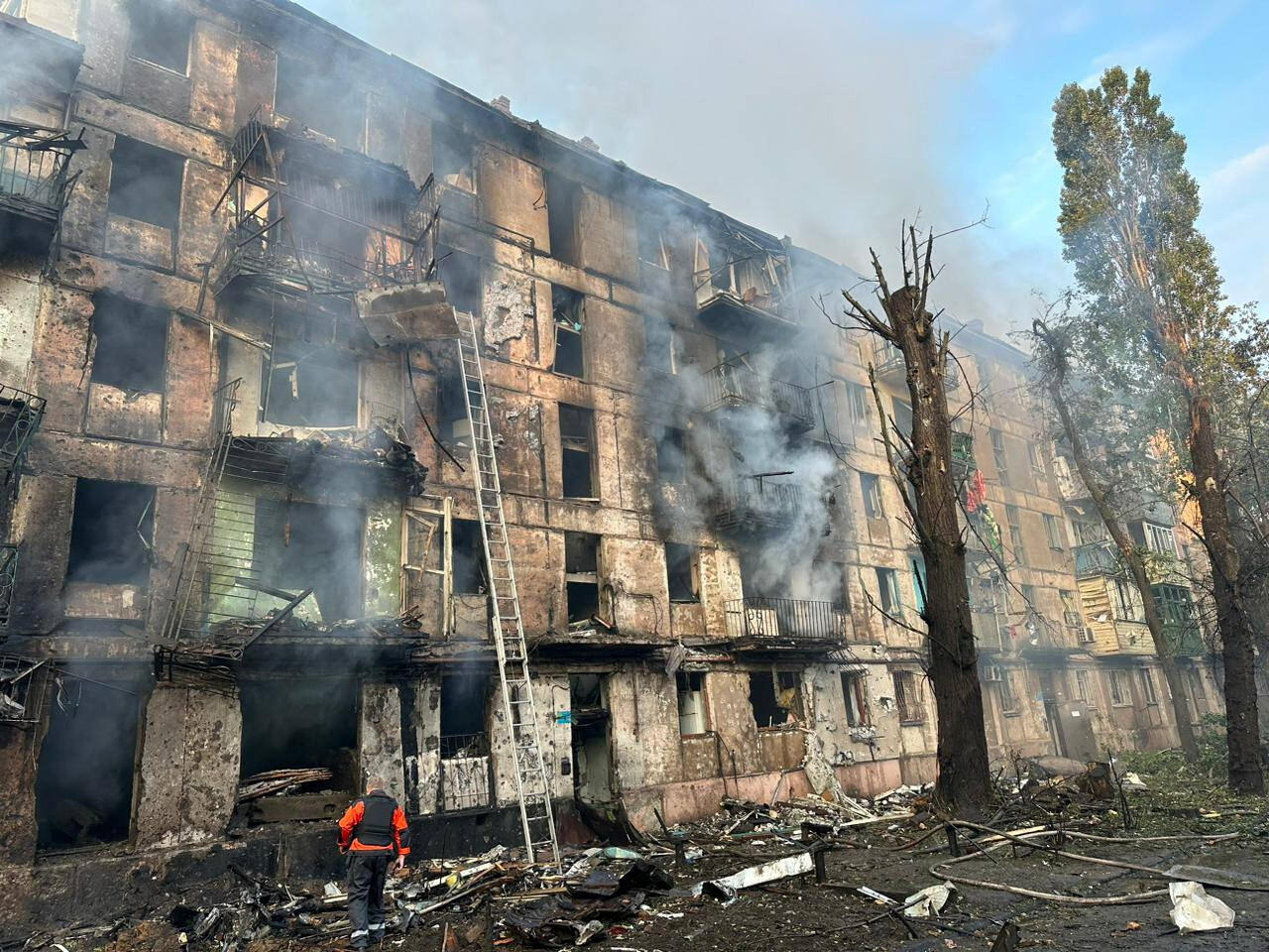 Războiul din Ucraina: Rachete rusești au lovit miercuri Kievul