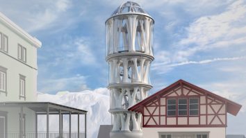 Cel mai înalt turn printat 3D în Alpii Elvețieni. Se va muta la fiecare 5 ani în altă locație