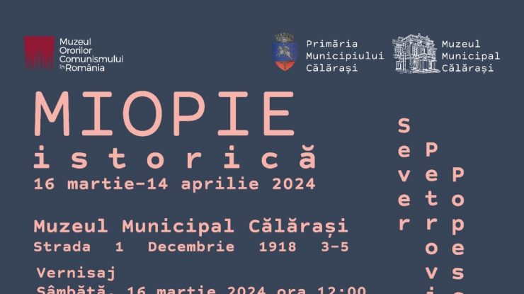 Muzeul Ororilor Comunismului în România invită publicul la vernisajul „Miopie Istorică”