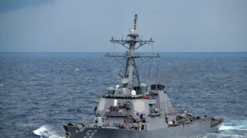 O navă militară italiană a doborât o dronă în Marea Roşie