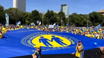 Peste 5.000 de membri ai ai Federaţiei Solidaritatea Sanitară protesteză astăzi în Capitală
