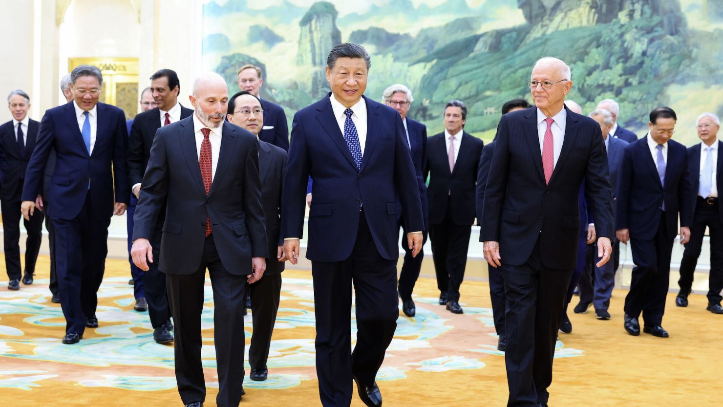 Xi Jinping a avut o întâlnire de afaceri cu americanii