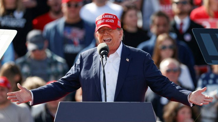 VIDEO. Momente dificile pentru Donald Trump. Ce probleme a avut în timpul discursului din Ohio