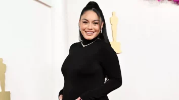 Vanessa Hudgens anunță că este însărcinată la Premiile Oscar 2024 într-o rochie semnată Vera Wang