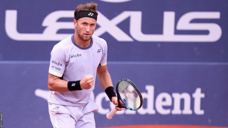 VIDEO. Casper Ruud l-a învins pe Stefanos Tsitipas la finala Barcelona Open 2024, după înfrângerea de la Monte-Carlo