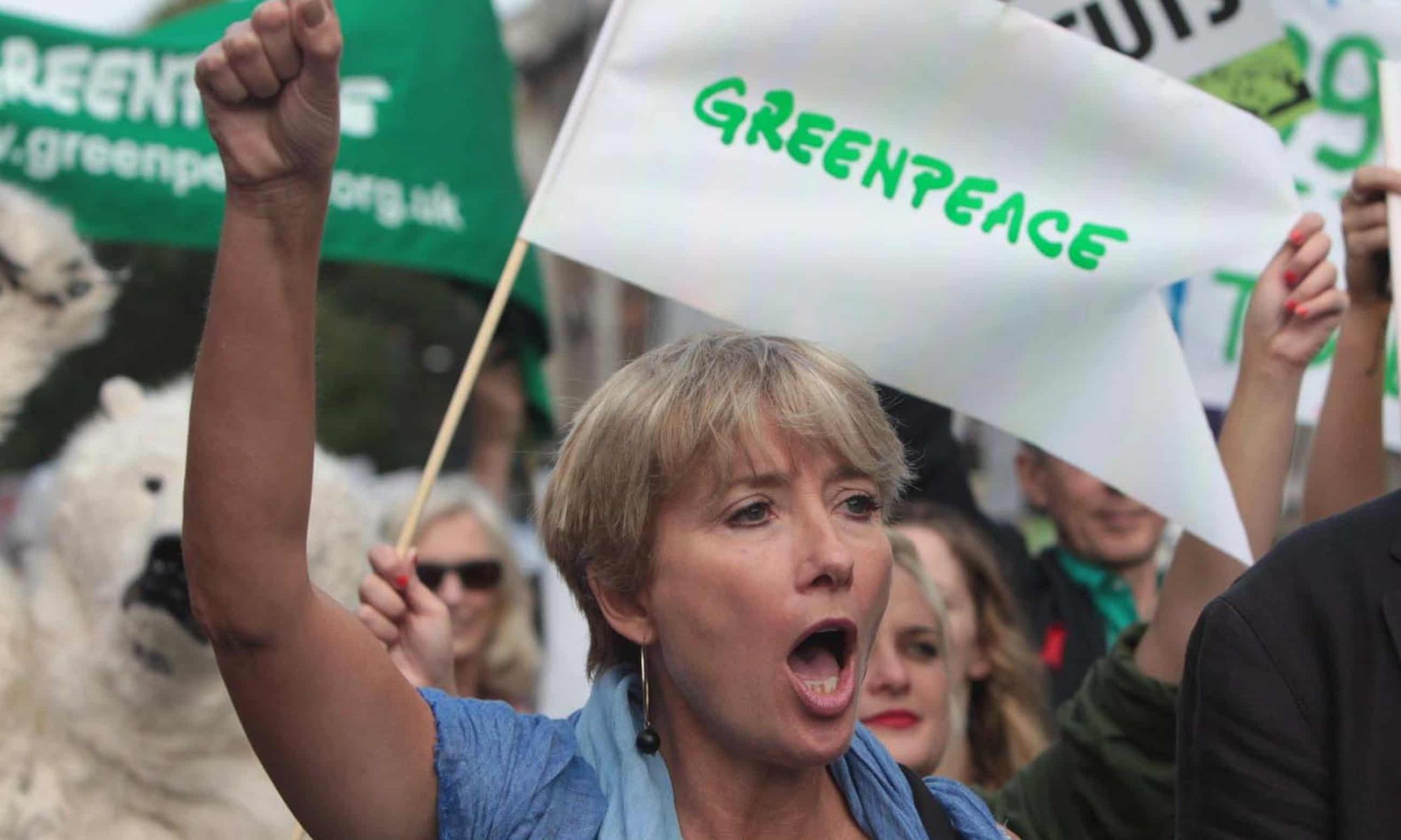 Emma Thompson și Greta Thunberg critică procesul Shell Greenpeace. Mișcarea vine după un protest din luna ianuarie a anului trecut