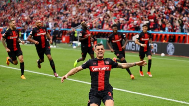 Bayer Leverkusen a cucerit pentru prima dată titlul de campioană a Germaniei, în 120 de ani de istorie