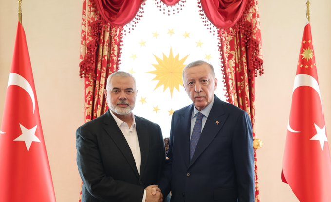 Președintele turc Recep Tayyip Erdoğan și liderul Hamas, Ismail Haniyeh, s-au întâlnit în Istanbul: „Israelul va plăti într-o zi”