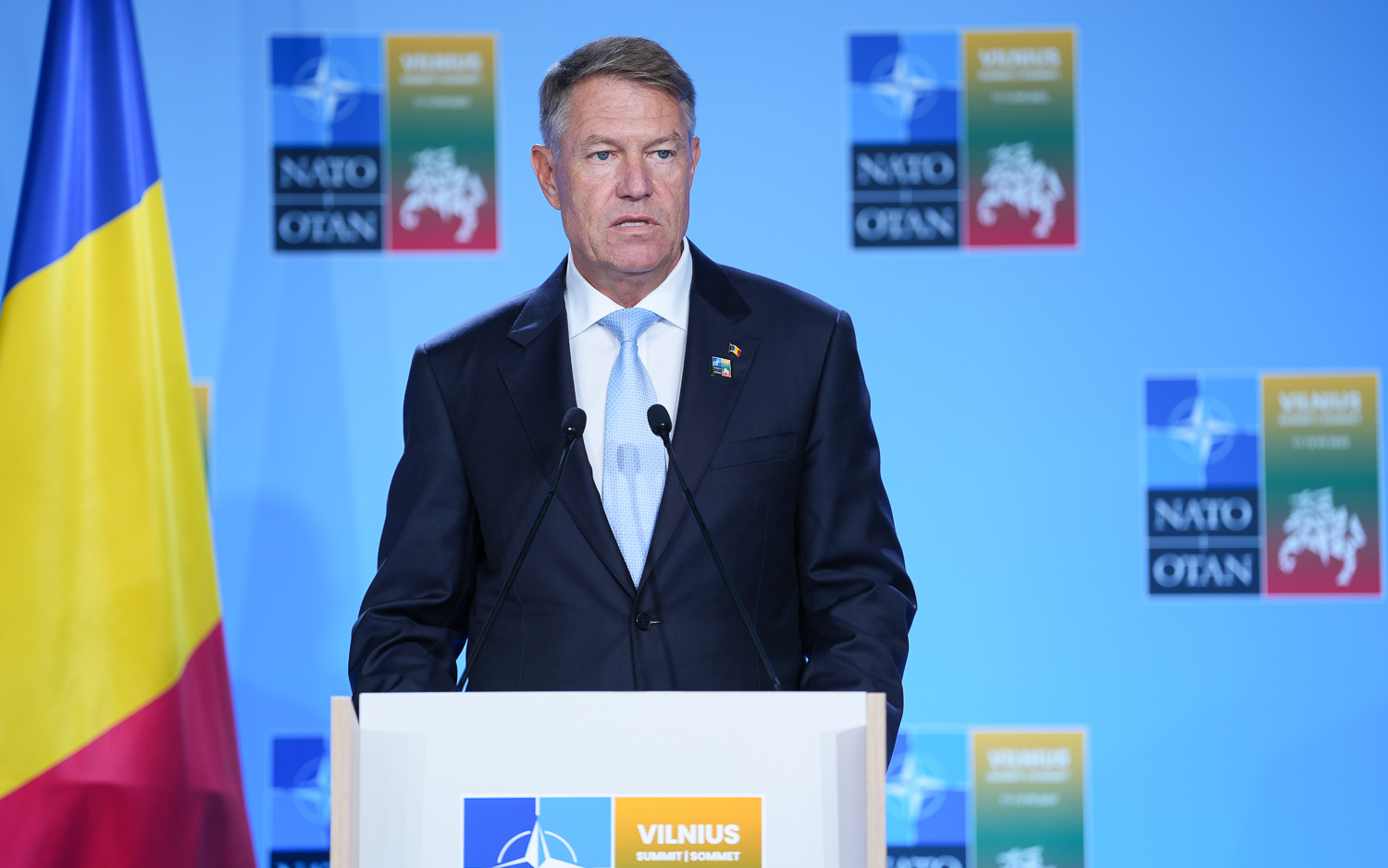 Iohannis explică de ce aspiră la șefia NATO: „Țările din Flancul Estic al NATO sunt în prima linie aliată de descurajare și apărare pentru menținerea securității euroatlantice”