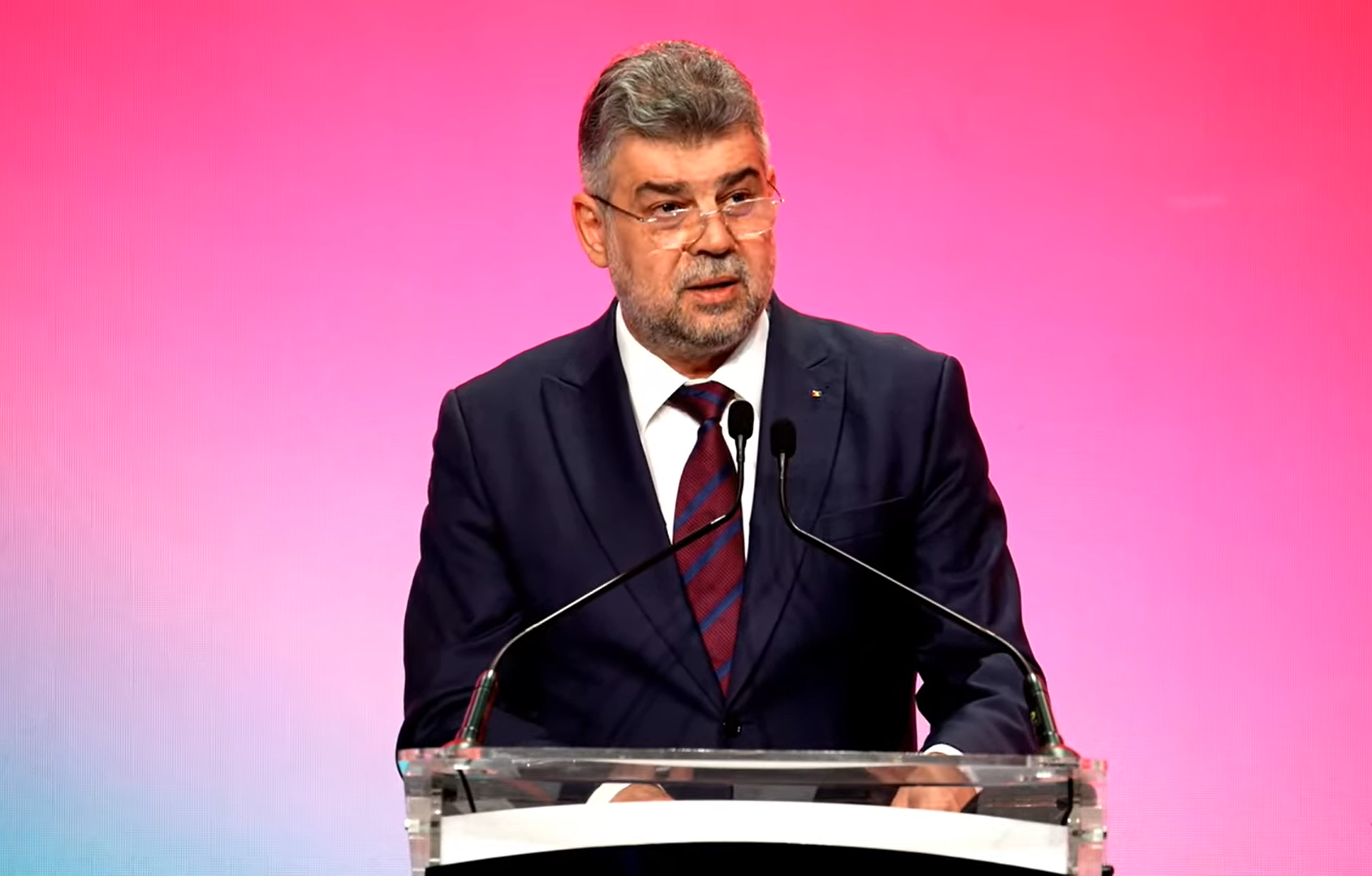 Marcel Ciolacu, la Conferința PES: „Extremiștii vor să ne arunce în brațele lui Putin”
