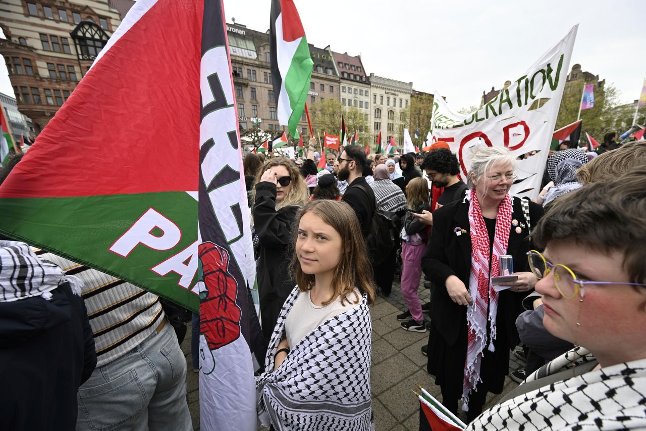 Greta Thunberg s-a alăturat protestelor pro-Palestina privind participarea Israelului la Eurovision
