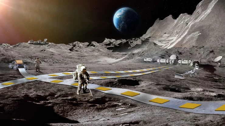 NASA plănuiește un sistem feroviar de înaltă tehnologie pe Lună. Astronauții se pregătesc pentru misiunea din 2028