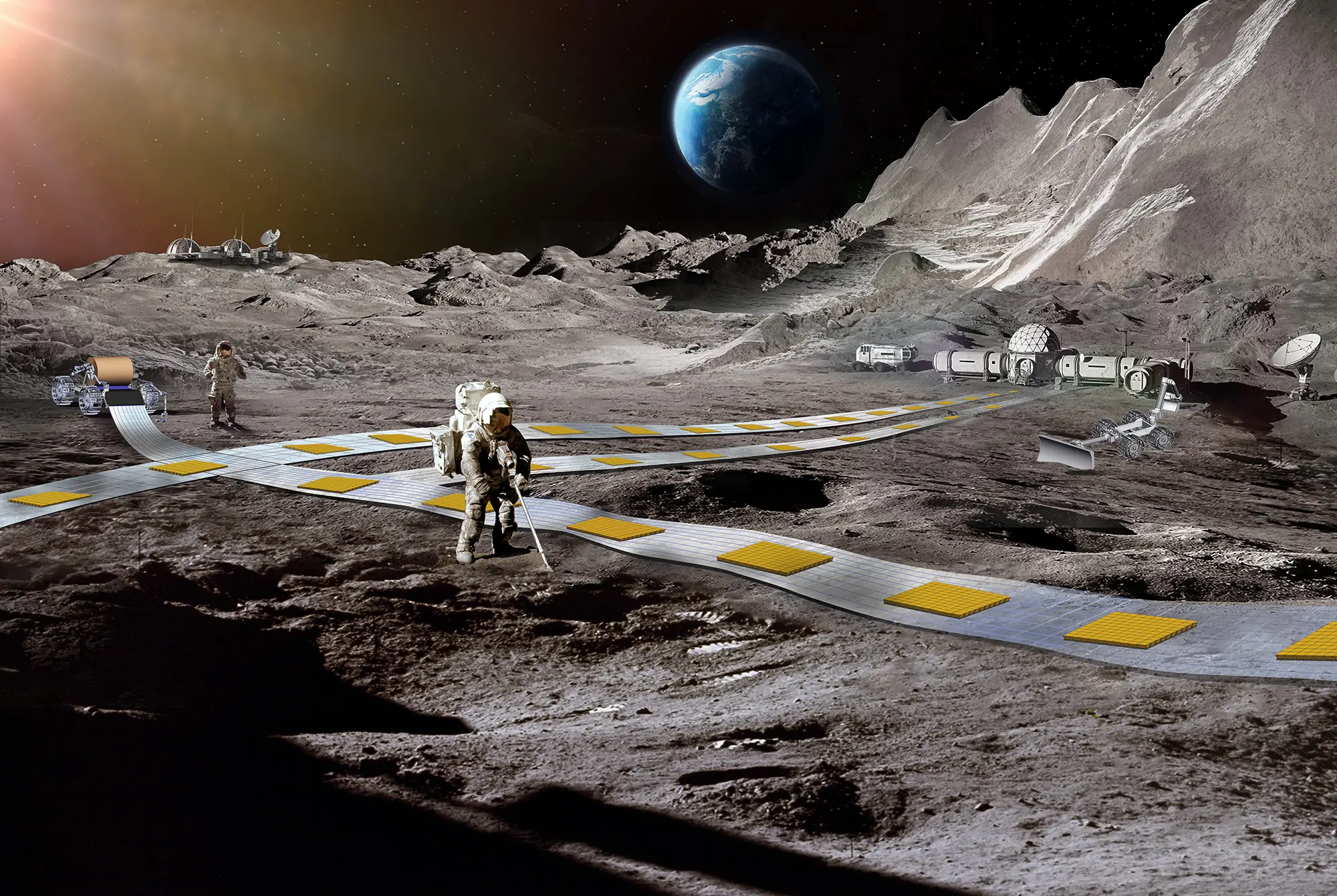 NASA plănuiește un sistem feroviar de înaltă tehnologie pe Lună