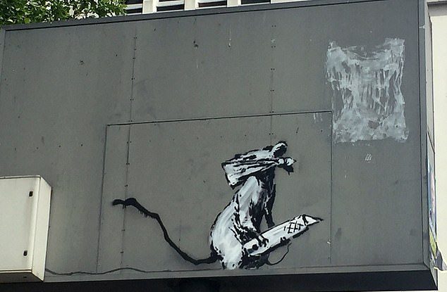 Hoțul operei „Șobolanul cu un cutter” a lui Bansky a fost prins. Ce a declarat în fața instanței