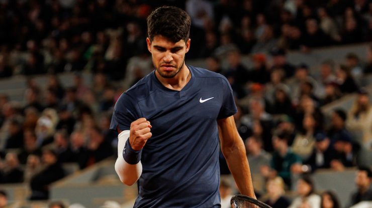Carlos Alcaraz, numărul trei mondial, a ajuns în sferturile de finală la Roland Garros