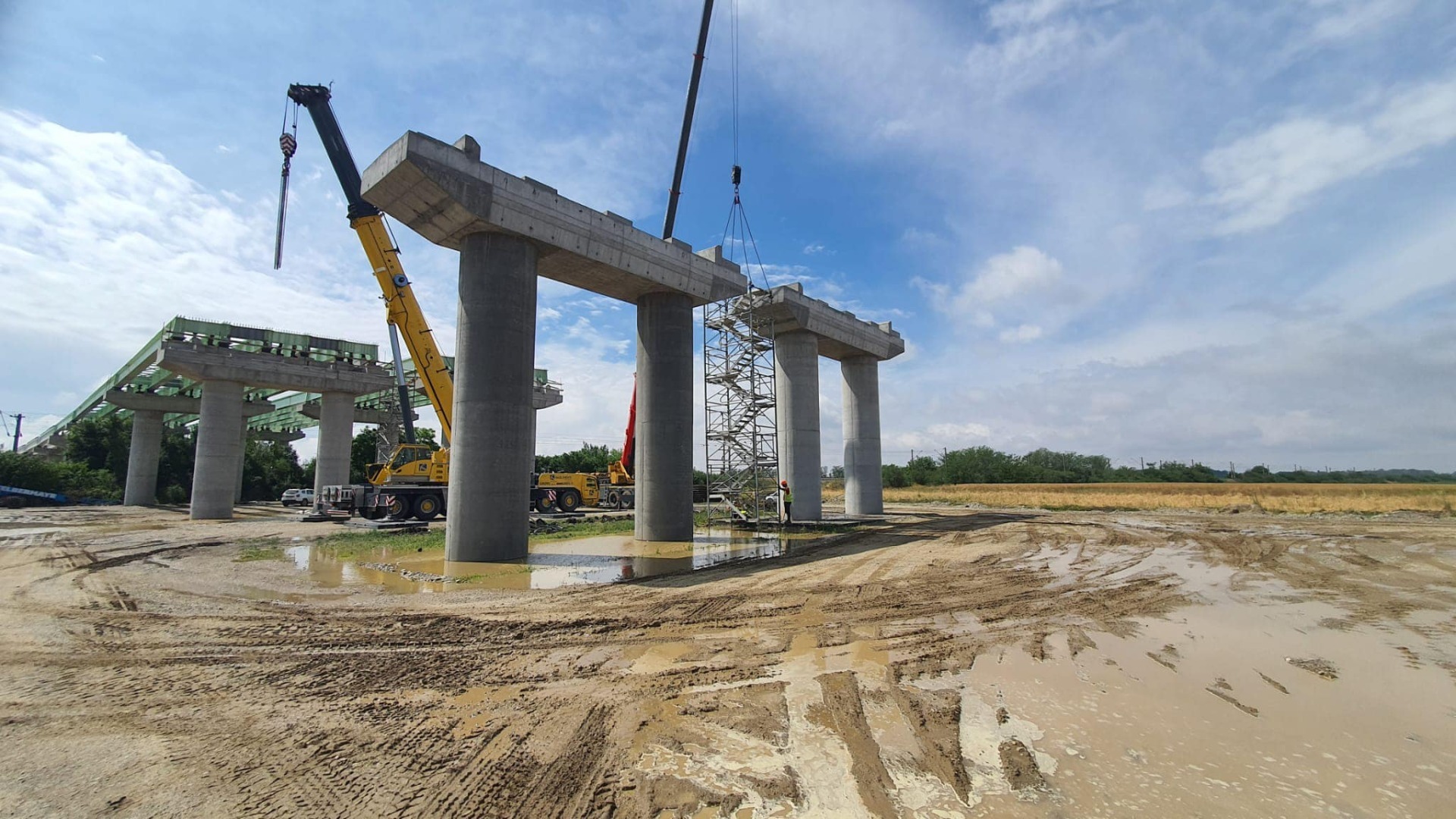 Lucrările pe lotul 3 din A0 Sud, între Bragadiru și Joița, vor fi finalizate cu aproape o lună întârziere față de termenul promis inițial